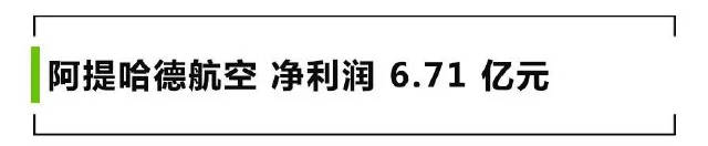 阿提哈德航空 2015 年全年凈利潤