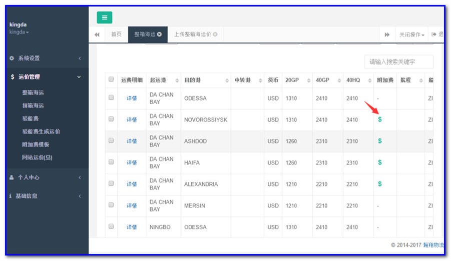 通用運費網貨代人運價系統(tǒng)快速操作指南 （商務）